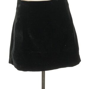 Zara Classic Suede Black Skirt